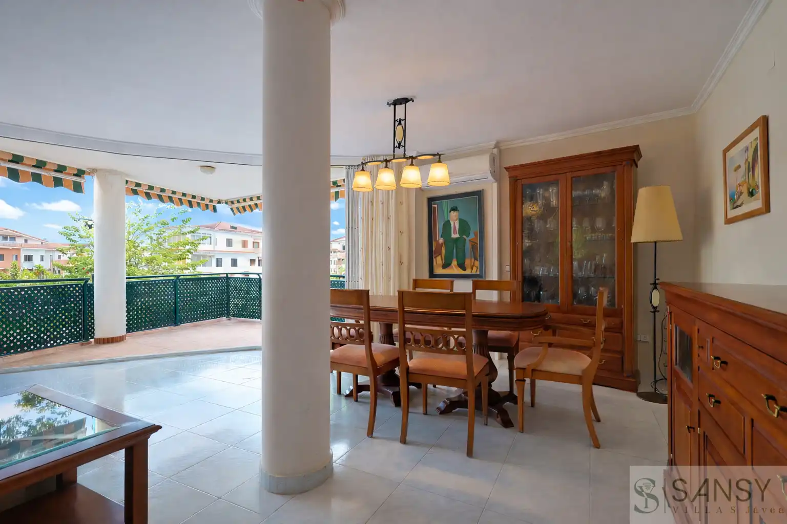 Menjador de Apartament en venda en Jávea / Xàbia amb Aire condicionat, Calefacció i Piscina comunitària