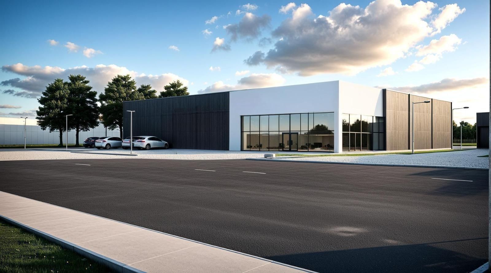 Vista exterior de Nave industrial en venta en Palafolls