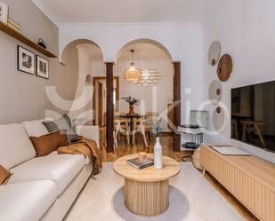 Living room of Apartment to rent in  Madrid Capital  with Air Conditioner