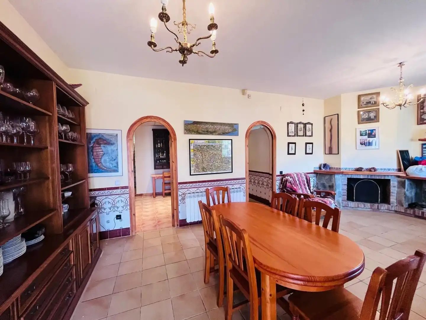 Dining room of Houses for sale in Sant Pere de Ribes  with Air Conditioner, Heating and Swimming Pool