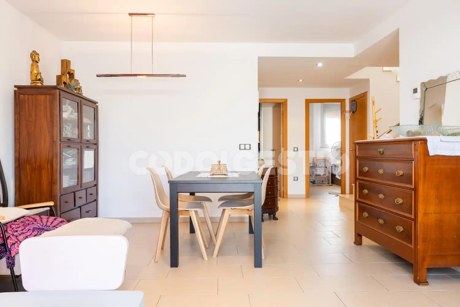 Sala de estar de Piso en venta en Torelló con Terraza y Balcón