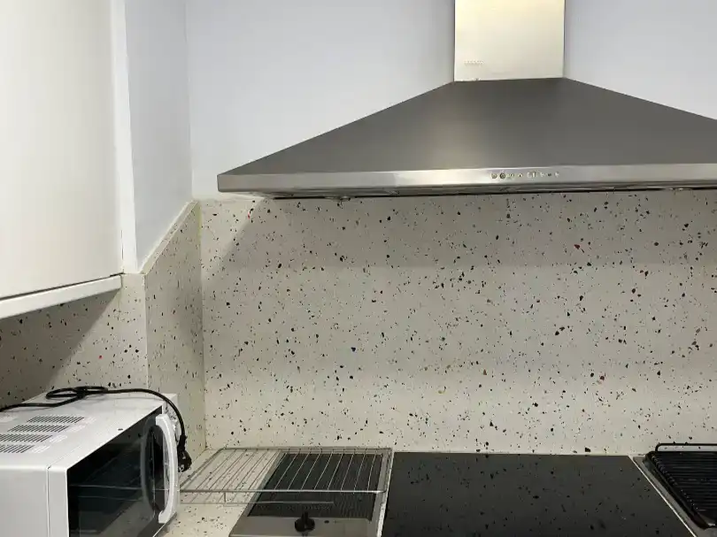 Küche von Wohnung zur Miete in Cubelles mit Klimaanlage und Schwimmbad
