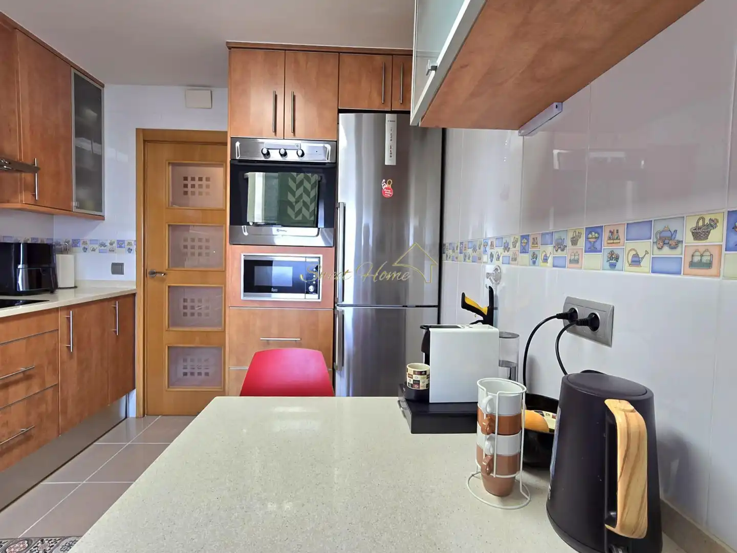 Cocina de Ático en venta en Montgat con Aire acondicionado, Calefacción y Terraza