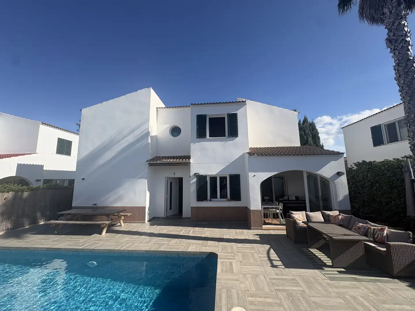 Vista exterior de Casa o chalet en venta en Ciutadella de Menorca con Aire acondicionado, Terraza y Piscina