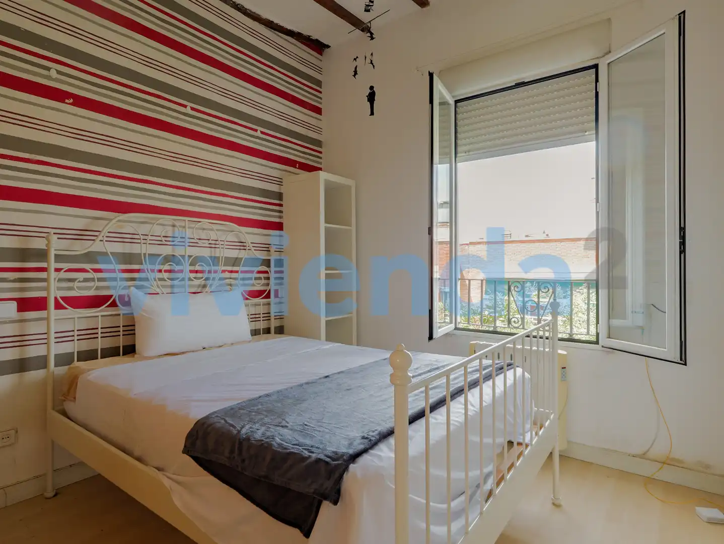 Bedroom of Flat for sale in Madrid  with Air Conditioner and Heating