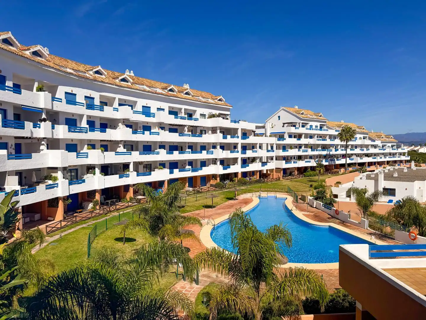 Exterior view of Apartments for sale in Manilva  with Air Conditioner, Heating and Terrace