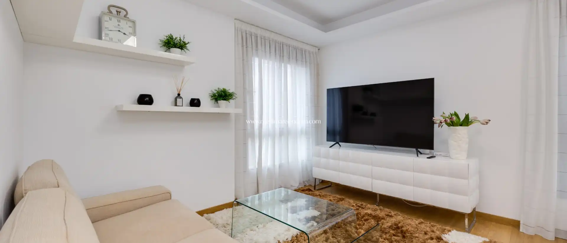 Living room of Duplexes for sale in La Manga del Mar Menor  with Air Conditioner, Heating and Private garden