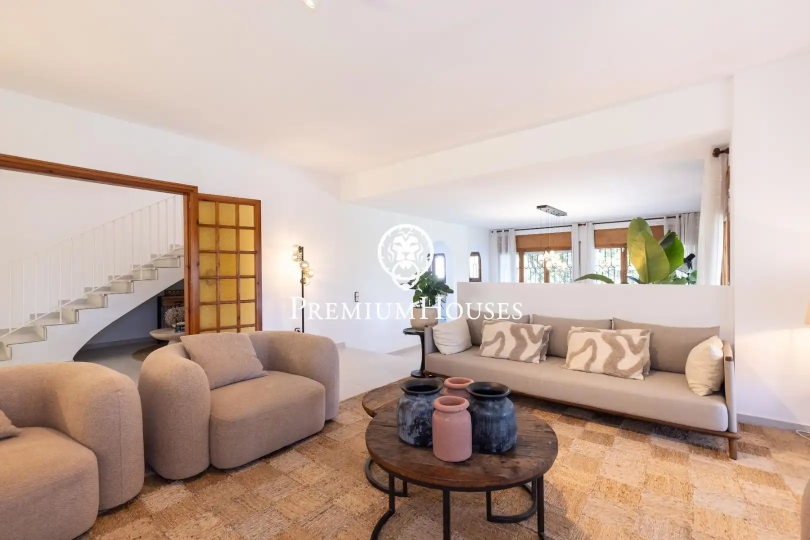 Sala de estar de Casa o chalet de alquiler en Cunit con Aire acondicionado, Calefacción y Jardín privado
