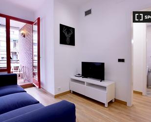 Sala d'estar de Pis de lloguer en  Barcelona Capital amb Aire condicionat, Calefacció i Moblat