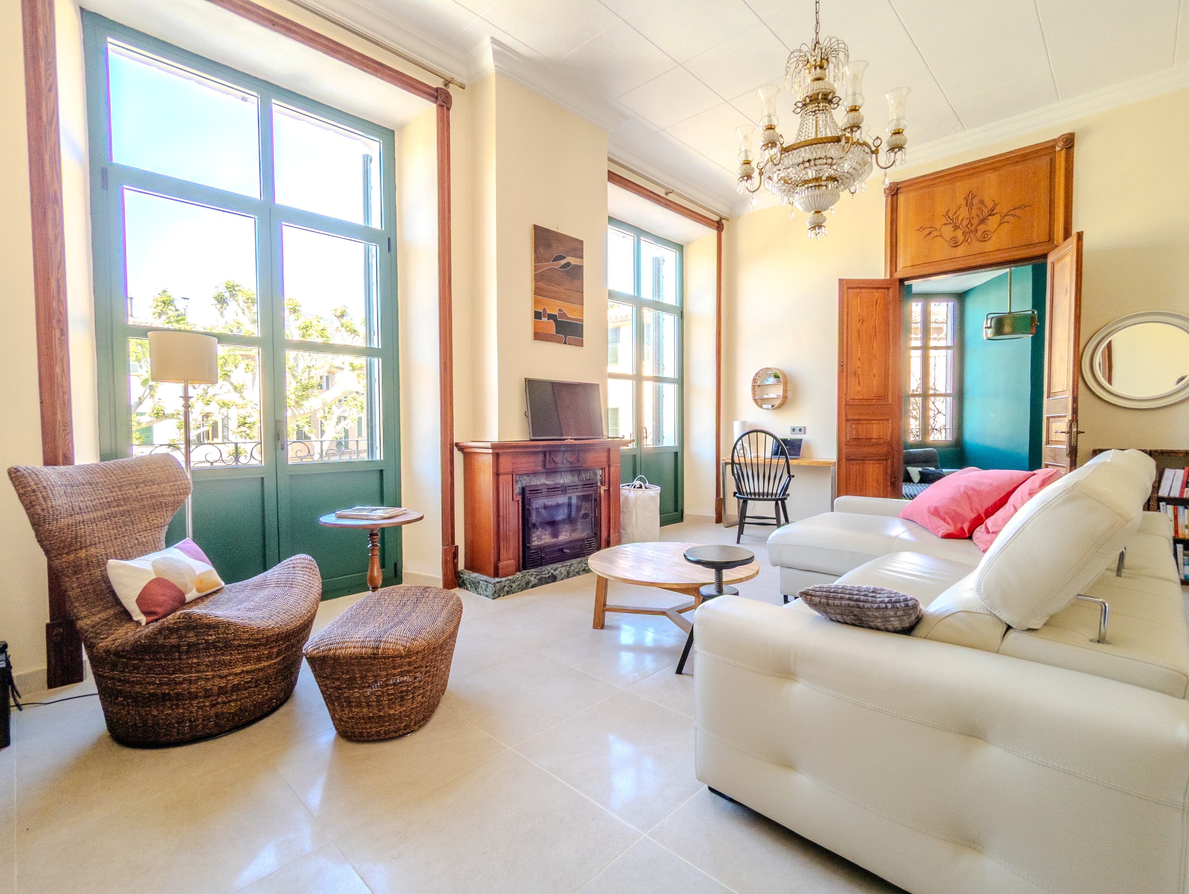 Living room of Single-family semi-detached for sale in Sóller  with Swimming Pool