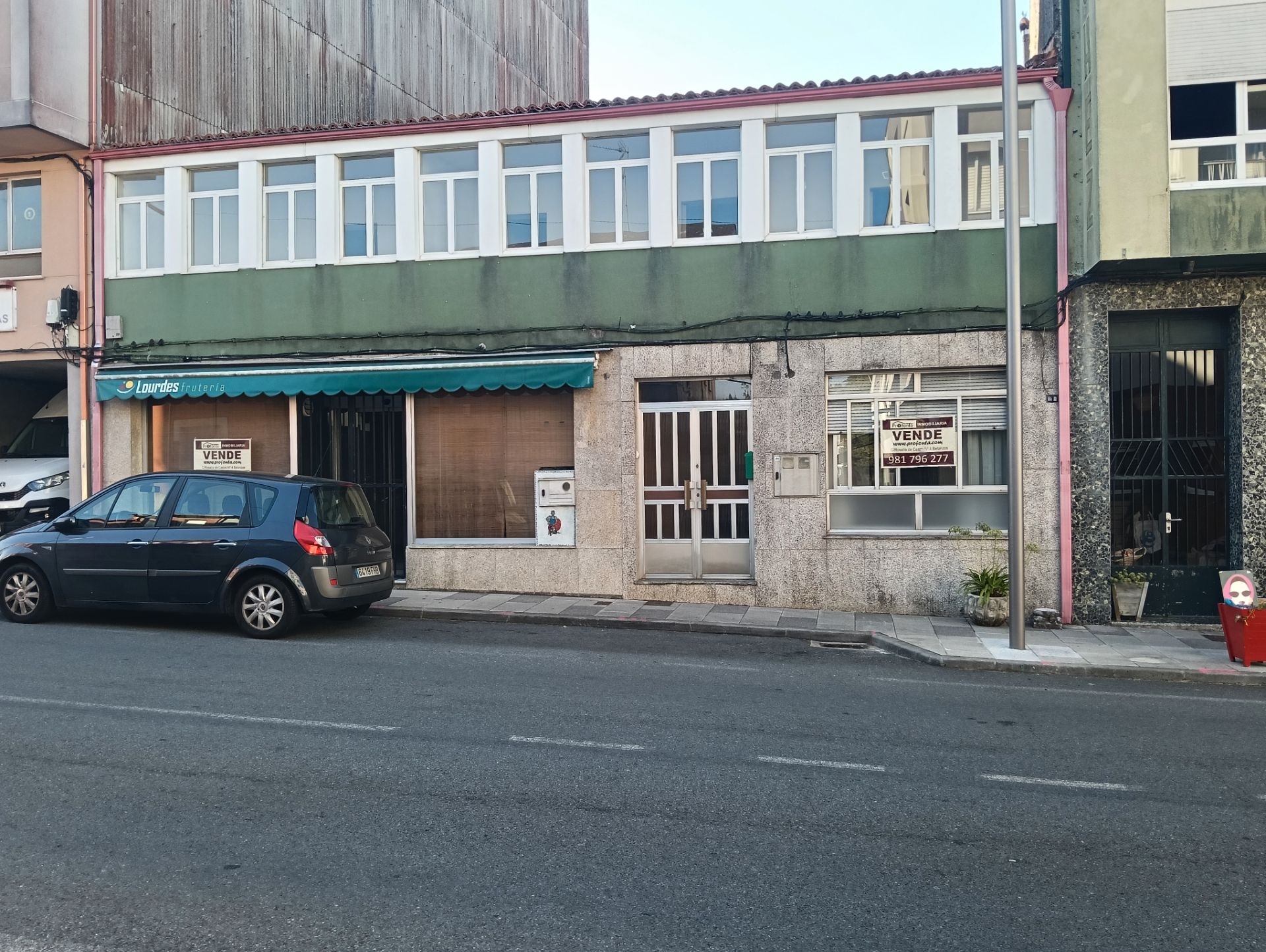 Vista exterior de Casa adosada en venta en Curtis con Calefacción, Jardín privado y Trastero