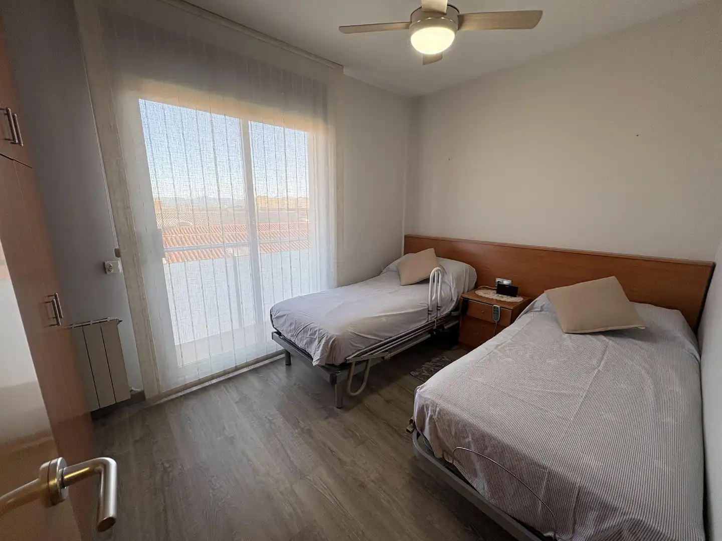 Bedroom of Flat for sale in Sabadell  with Air Conditioner, Parquet flooring and Storage room