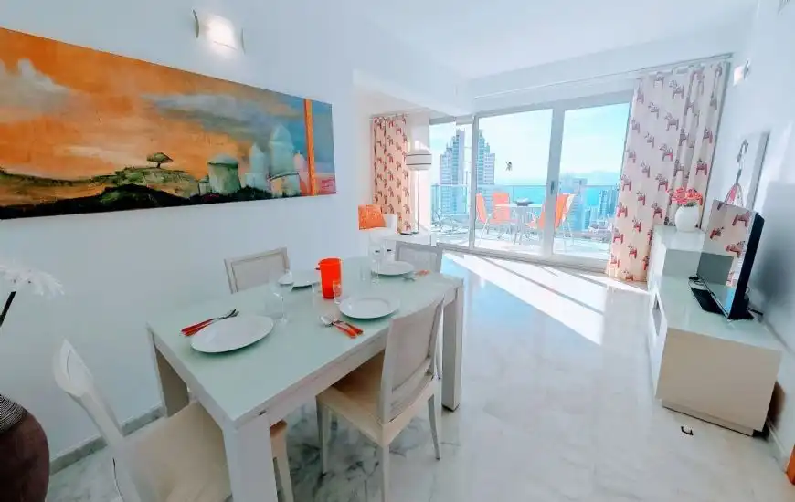 Dining room of Apartments for sale in Benidorm  with Air Conditioner, Heating and Terrace