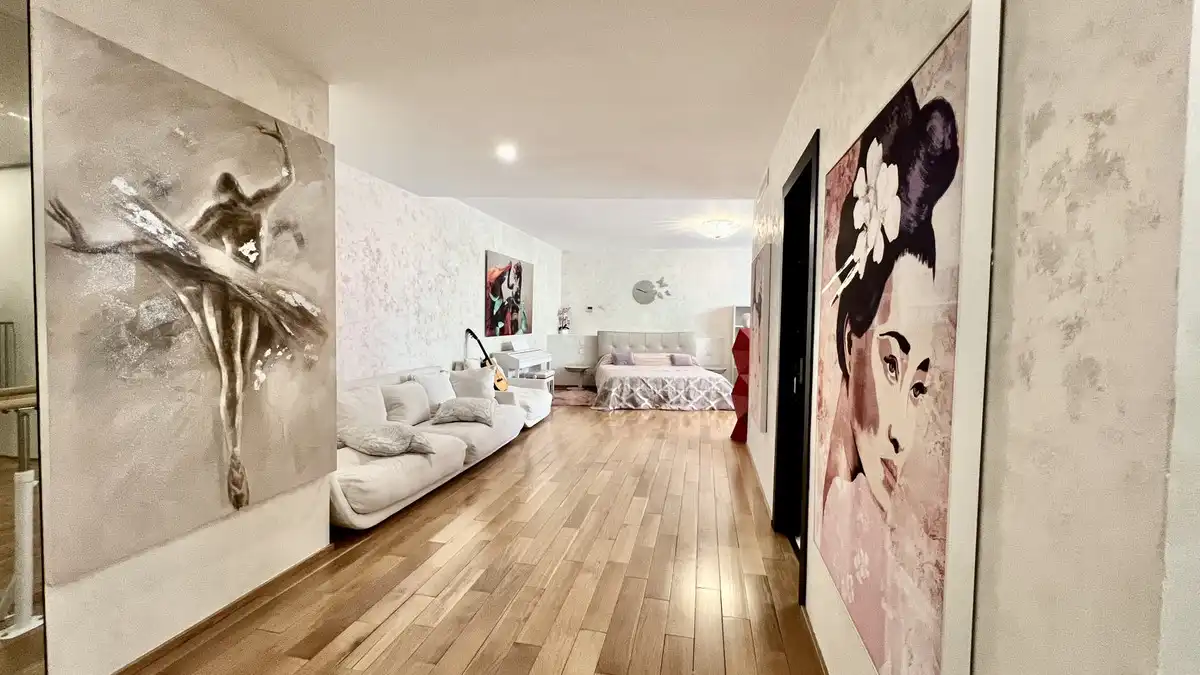 Sala d'estar de Casa adosada de lloguer en Marbella amb Aire condicionat, Terrassa i Traster