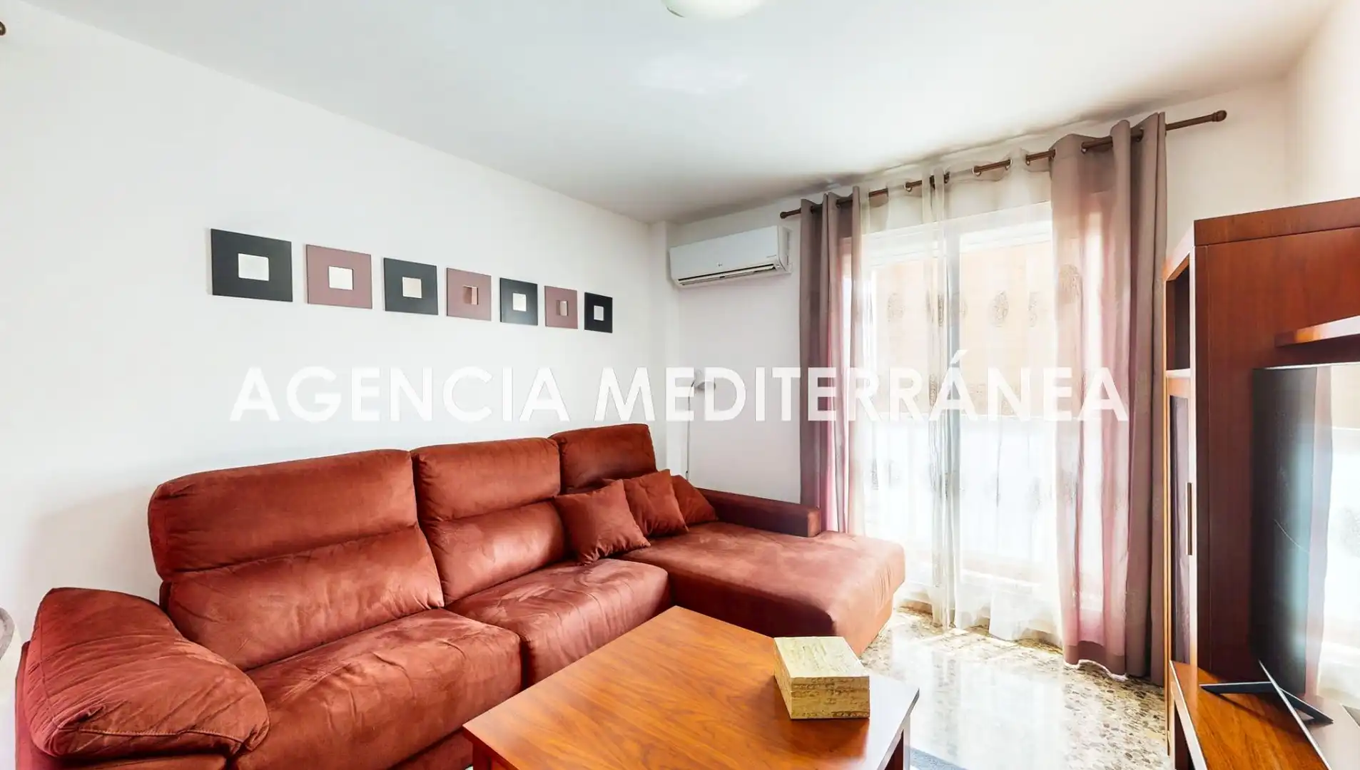 Sala de estar de Piso en venta en Alcàsser con Aire acondicionado, Terraza y Trastero
