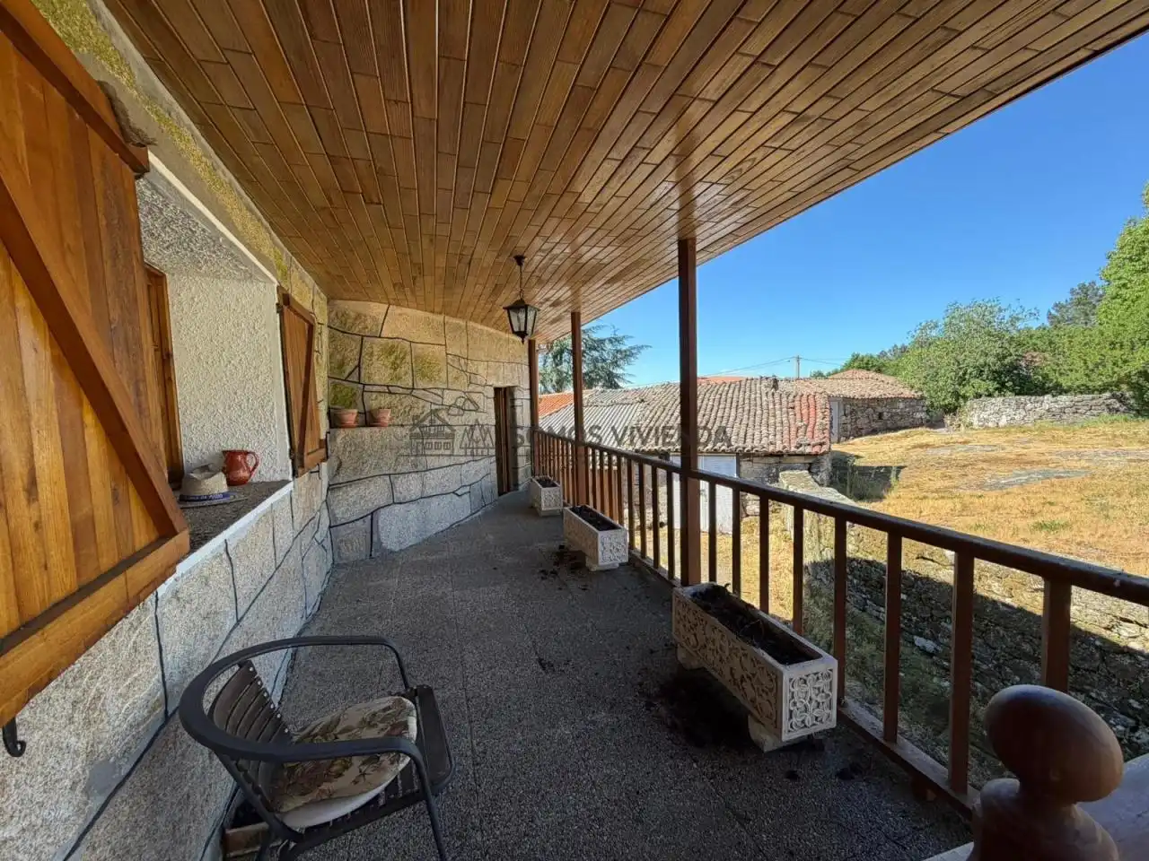 Terraza de Casa o chalet en venta en Nogueira de Ramuín con Calefacción, Trastero y Amueblado