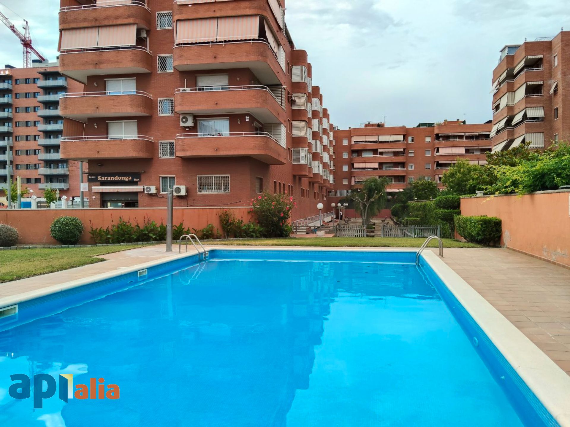 Swimming pool of Flat for sale in Cornellà de Llobregat  with Air Conditioner, Heating and Storage room