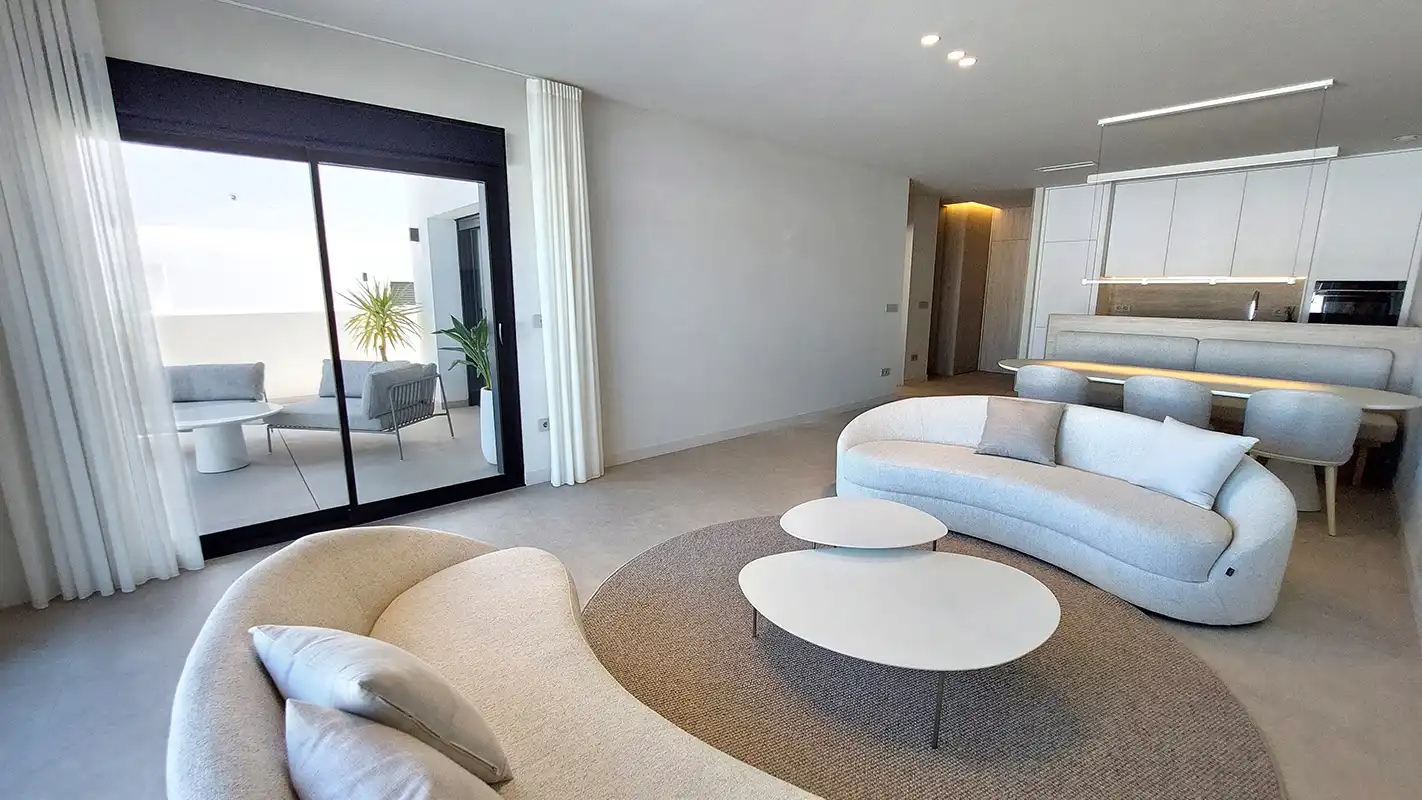 Sala de estar de Casa o chalet en venta en Rojales con Aire acondicionado, Calefacción y Jardín privado