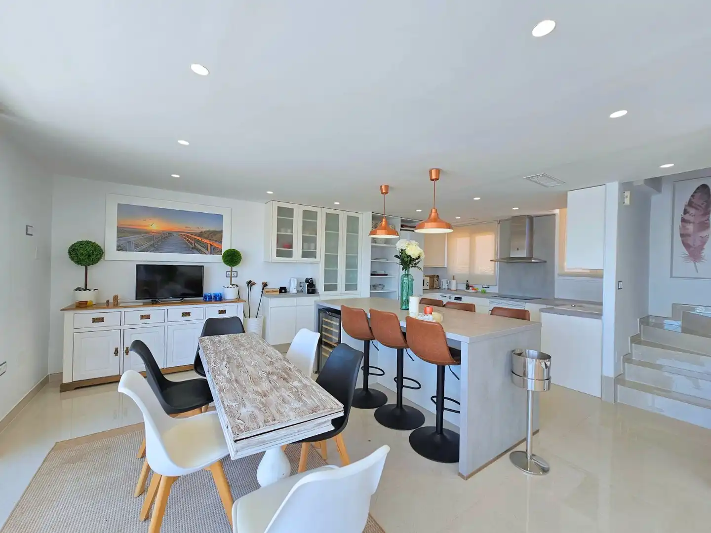 Kitchen of Ground floor for rent in La Manga del Mar Menor  with Air Conditioner, Heating and Terrace