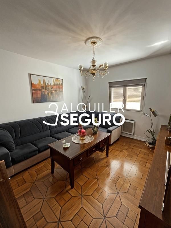 Living room of Flat to rent in  Madrid Capital  with Terrace and Furnished