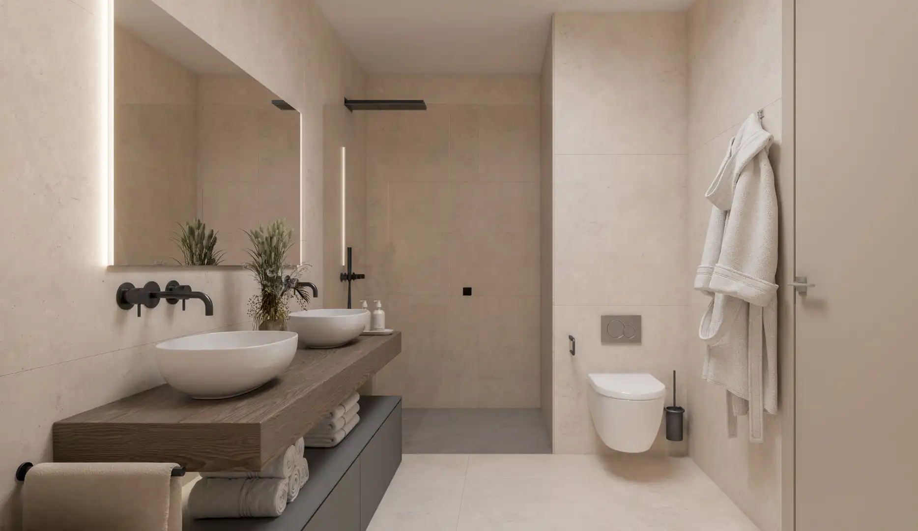 Bathroom of Ground floor for sale in Marbella  with Air Conditioner, Private garden and Terrace