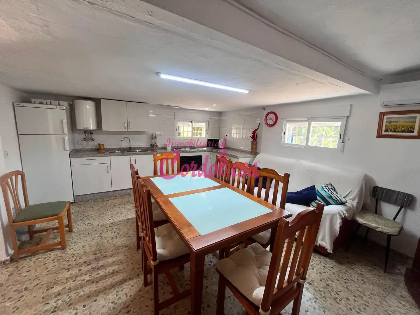 Cuina de Finca rústica en venda en Córdoba amb Aire condicionat, Terrassa i Piscina