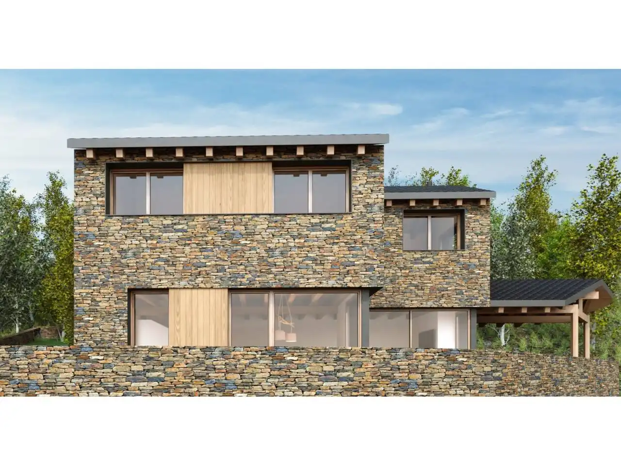Vista exterior de Casa o xalet en venda en Ger amb Calefacció, Jardí privat i Parquet
