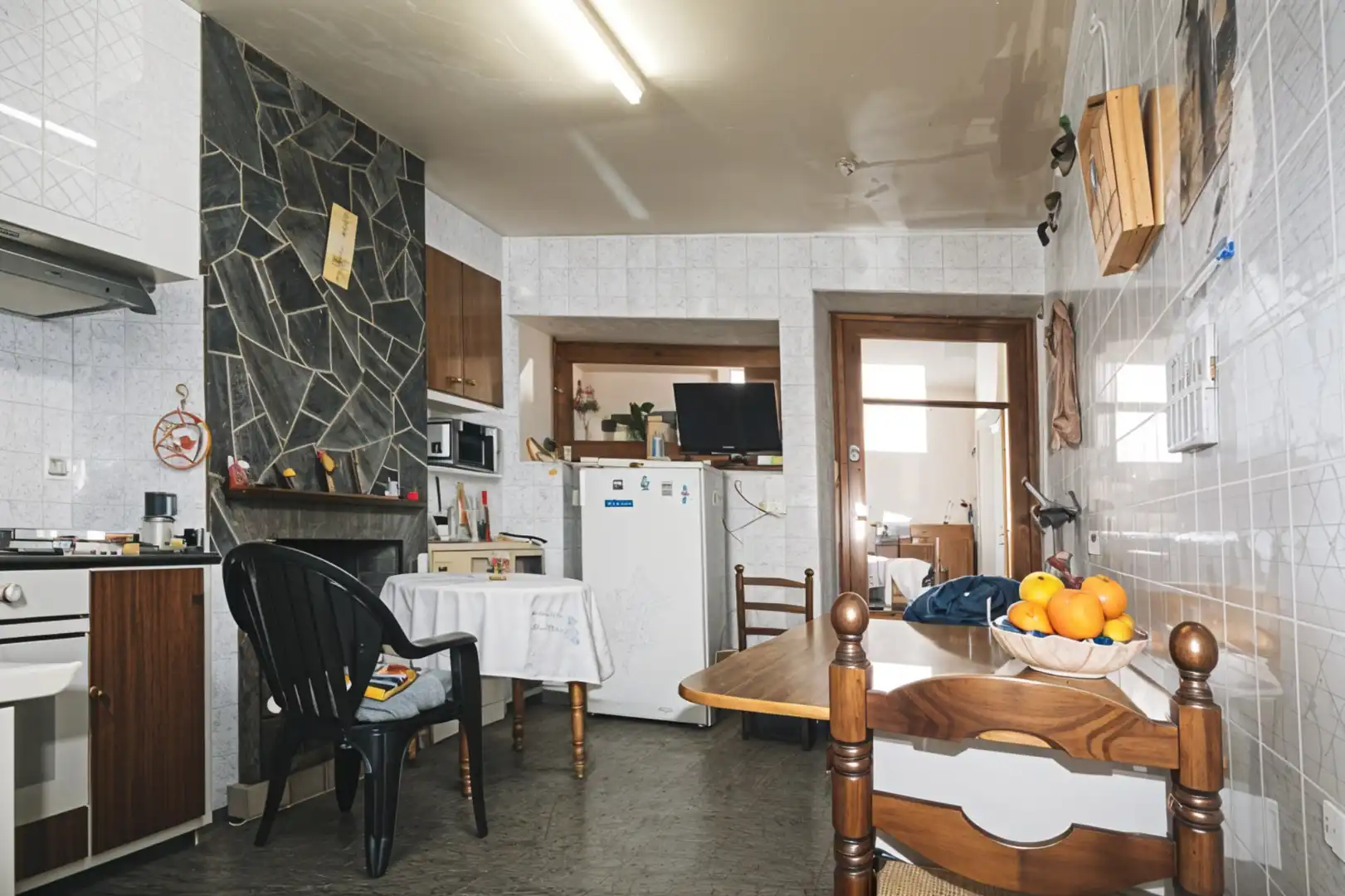 Küche von Haus oder Chalet zum Verkauf in Borrassà mit Heizung und Terrasse
