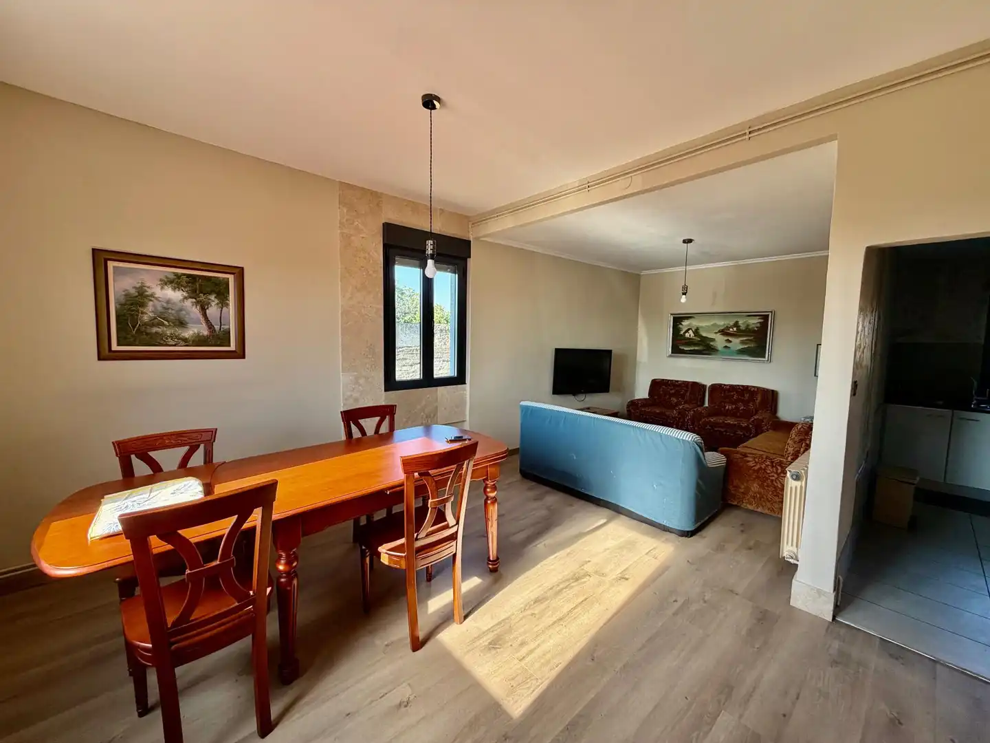 Sala d'estar de Casa o xalet en venda en Villarejo de Órbigo amb Terrassa i Balcó