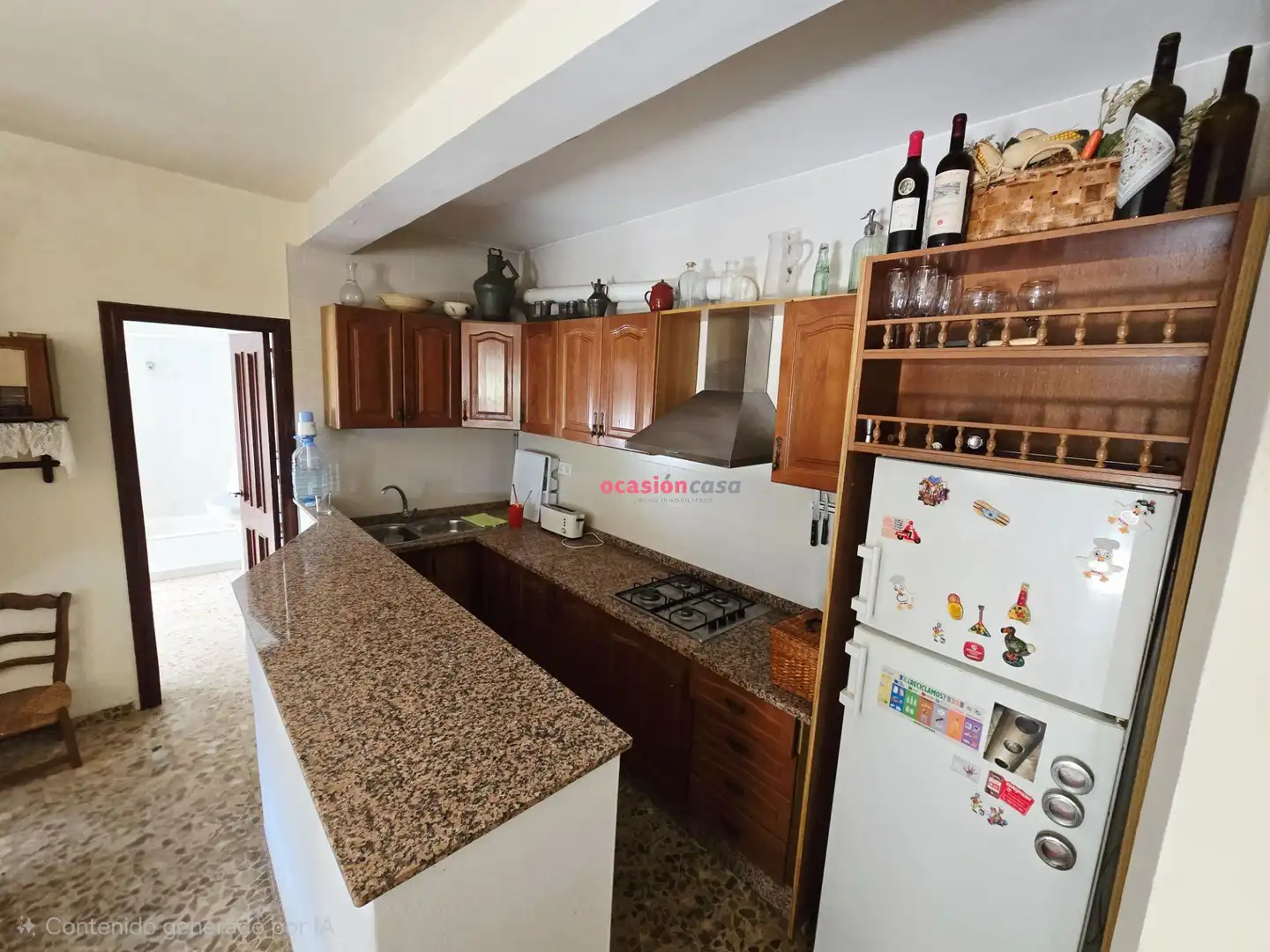 Cuina de Casa o xalet en venda en Villanueva del Duque amb Jardí privat, Traster i Piscina