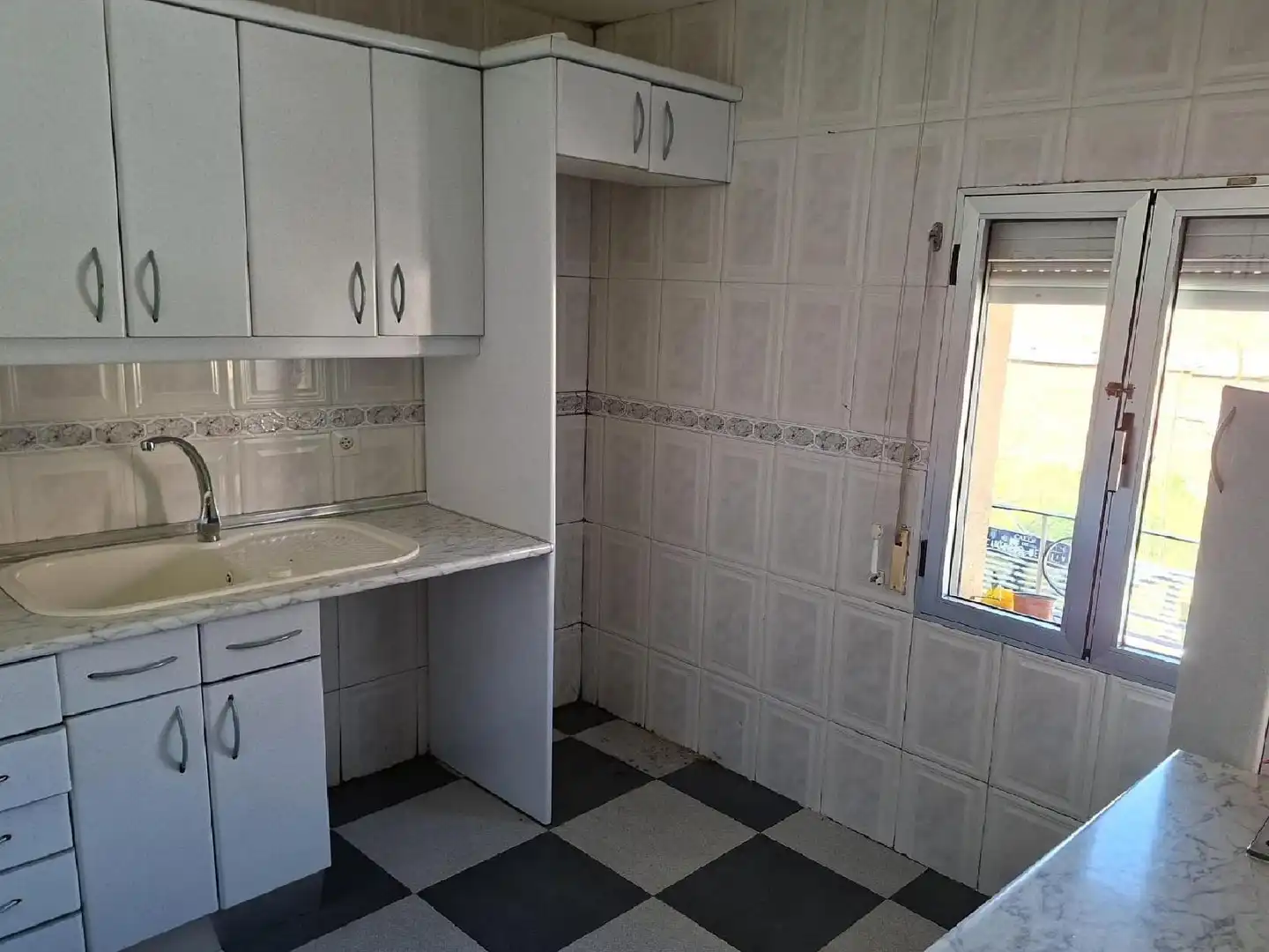 Cocina de Apartamento en venta en  Madrid Capital con Terraza