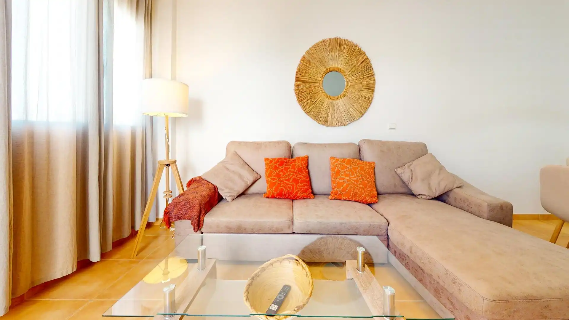 Sala de estar de Ático en venta en Mojácar con Aire acondicionado, Calefacción y Jardín privado