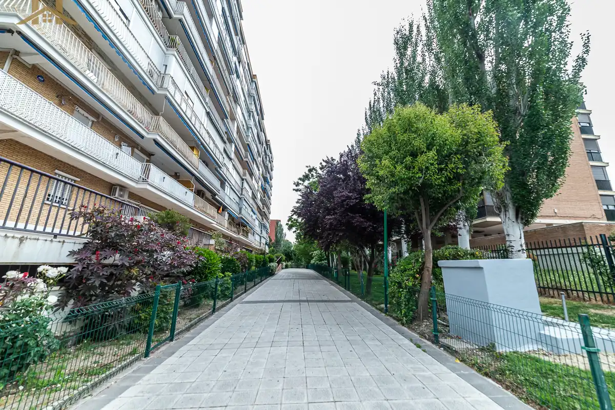 Vista exterior de Pis en venda en Móstoles amb Piscina comunitària