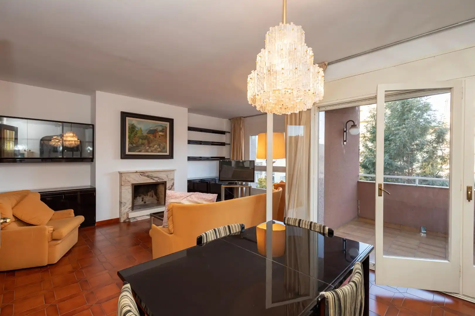 Sala de estar de Piso en venta en Granollers con Aire acondicionado, Calefacción y Terraza