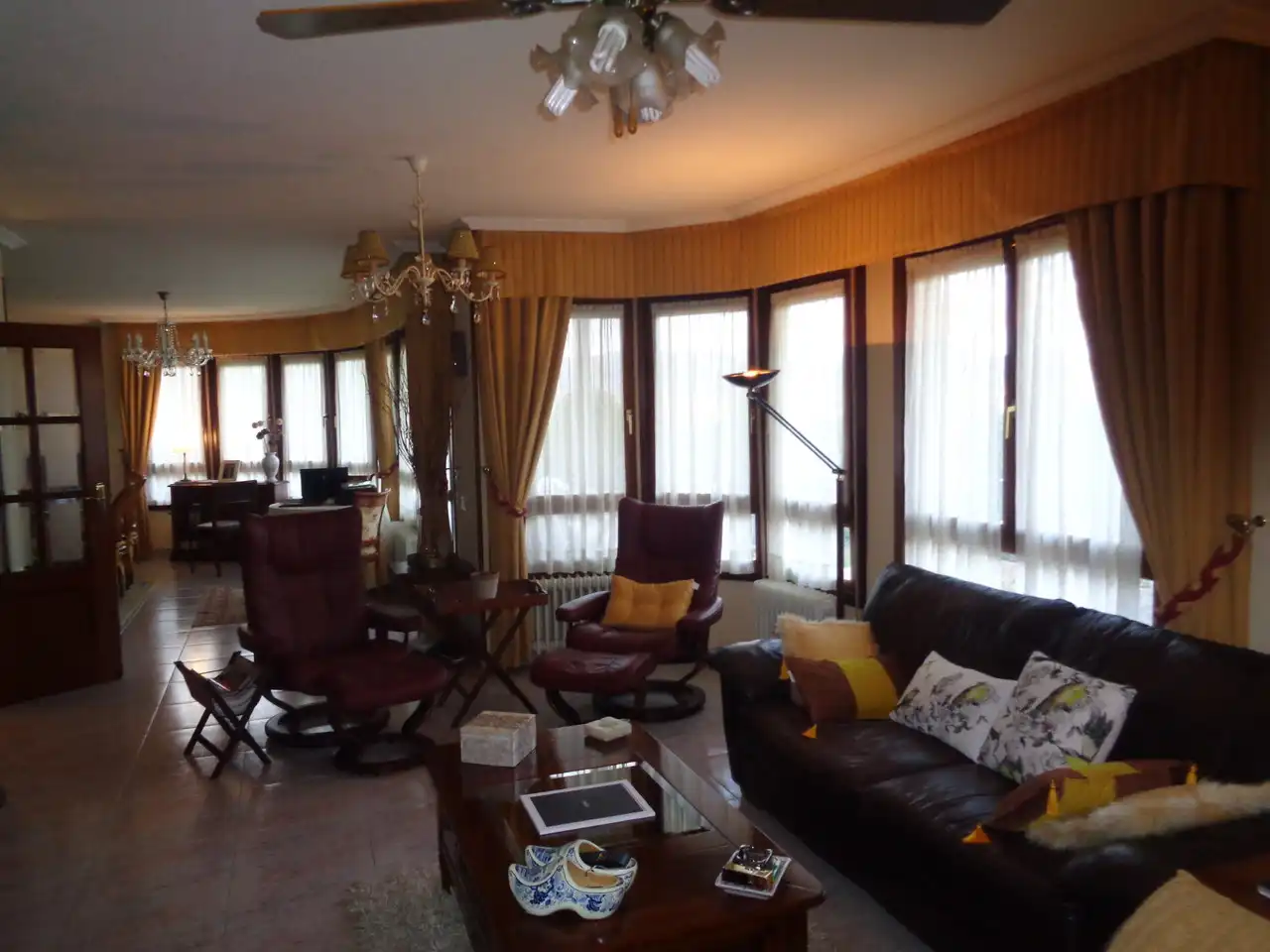 Sala de estar de Casa adosada en venta en Haro con Calefacción, Jardín privado y Terraza