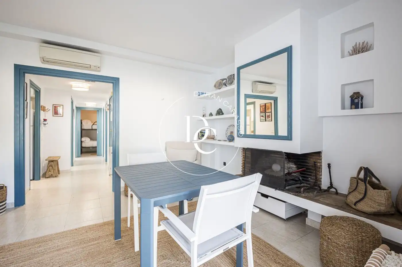 Esszimmer von Wohnung zum Verkauf in Sitges mit Klimaanlage, Heizung und Privatgarten