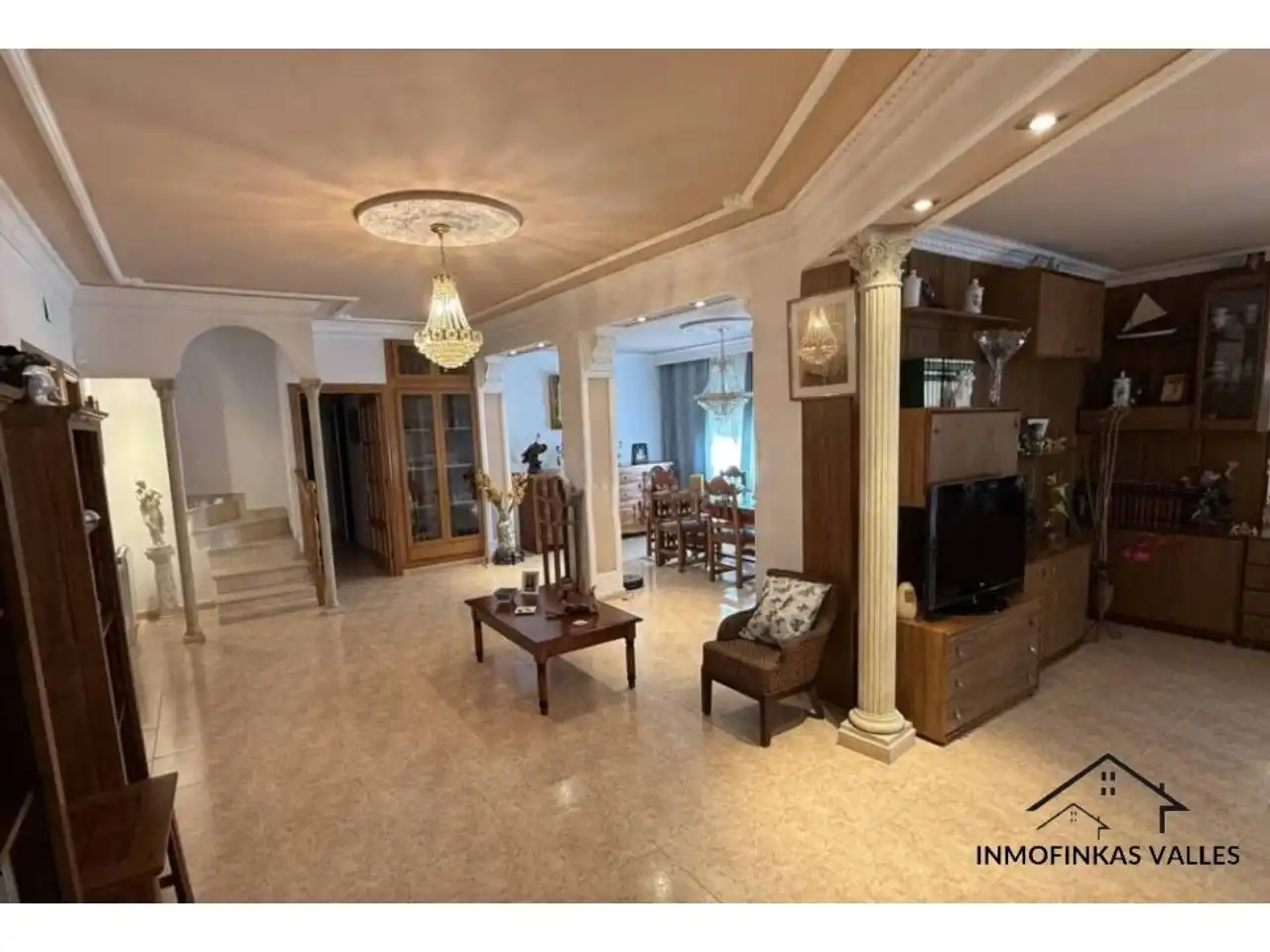 Sala de estar de Casa o chalet en venta en Lliçà de Vall con Aire acondicionado, Calefacción y Jardín privado