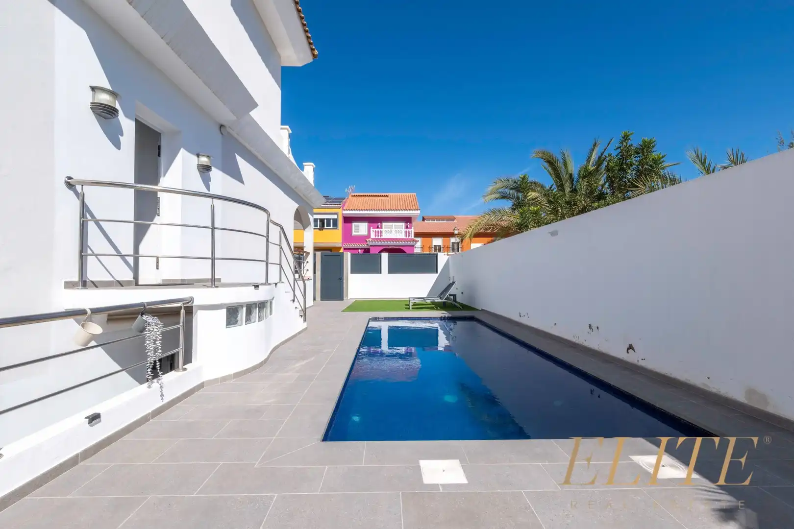 Piscina de Casa adosada en venta en San Bartolomé de Tirajana con Aire acondicionado, Jardín privado y Terraza