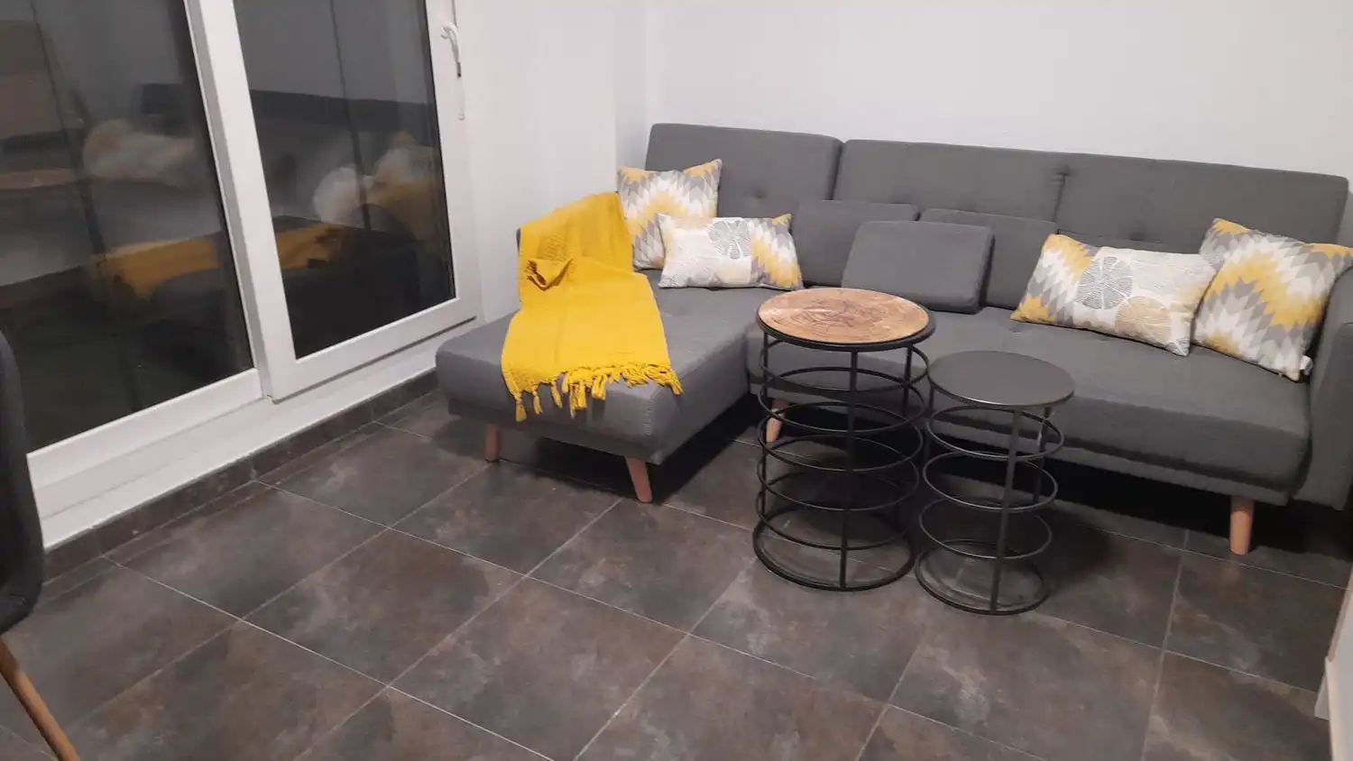 Sala de estar de Casa o chalet de alquiler en Miengo con Jardín privado, Terraza y Piscina comunitaria