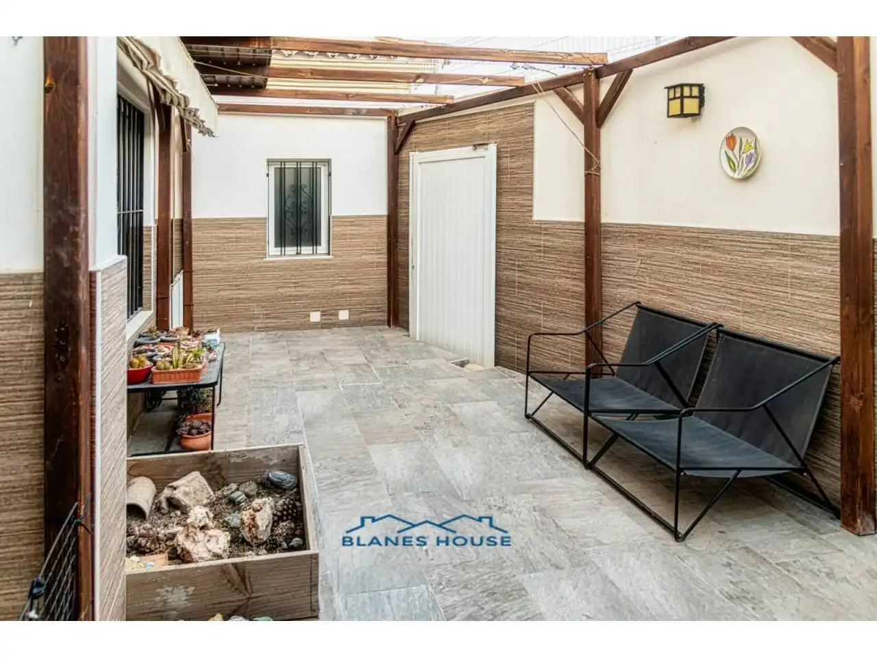 Terrassa de Casa adosada en venda en Huércal de Almería amb Aire condicionat, Jardí privat i Moblat