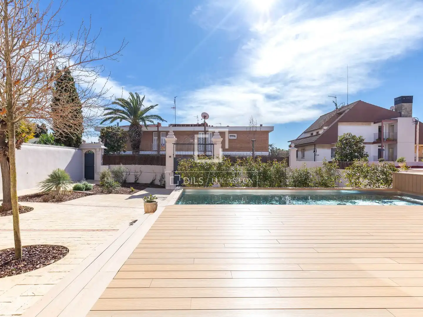 Vista exterior de Casa o chalet en venta en Sant Just Desvern con Aire acondicionado, Jardín privado y Terraza