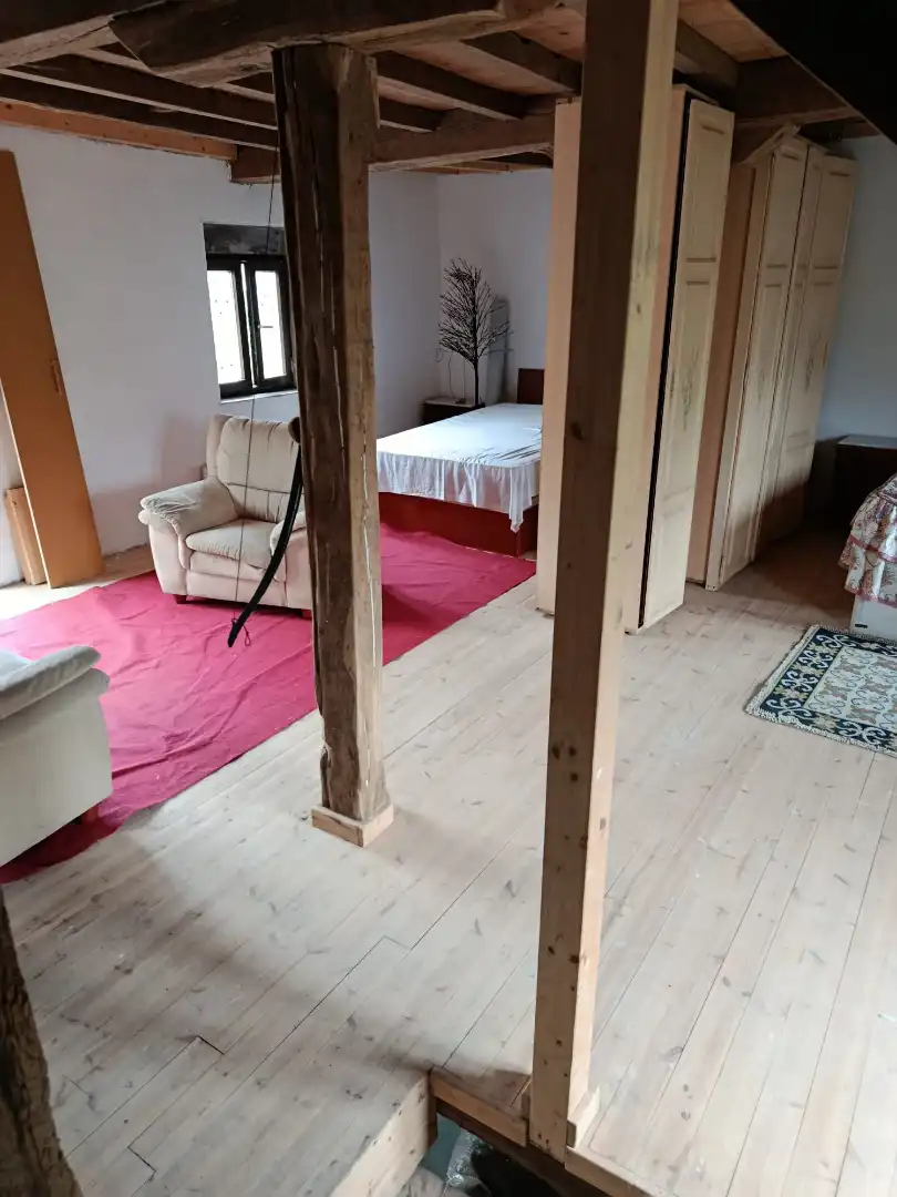 Dormitori de Casa adosada en venda en Santiurde de Reinosa amb Terrassa i Balcó