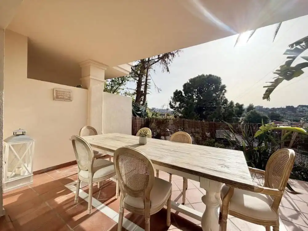Terraza de Apartamento de alquiler en Marbella con Aire acondicionado, Calefacción y Terraza