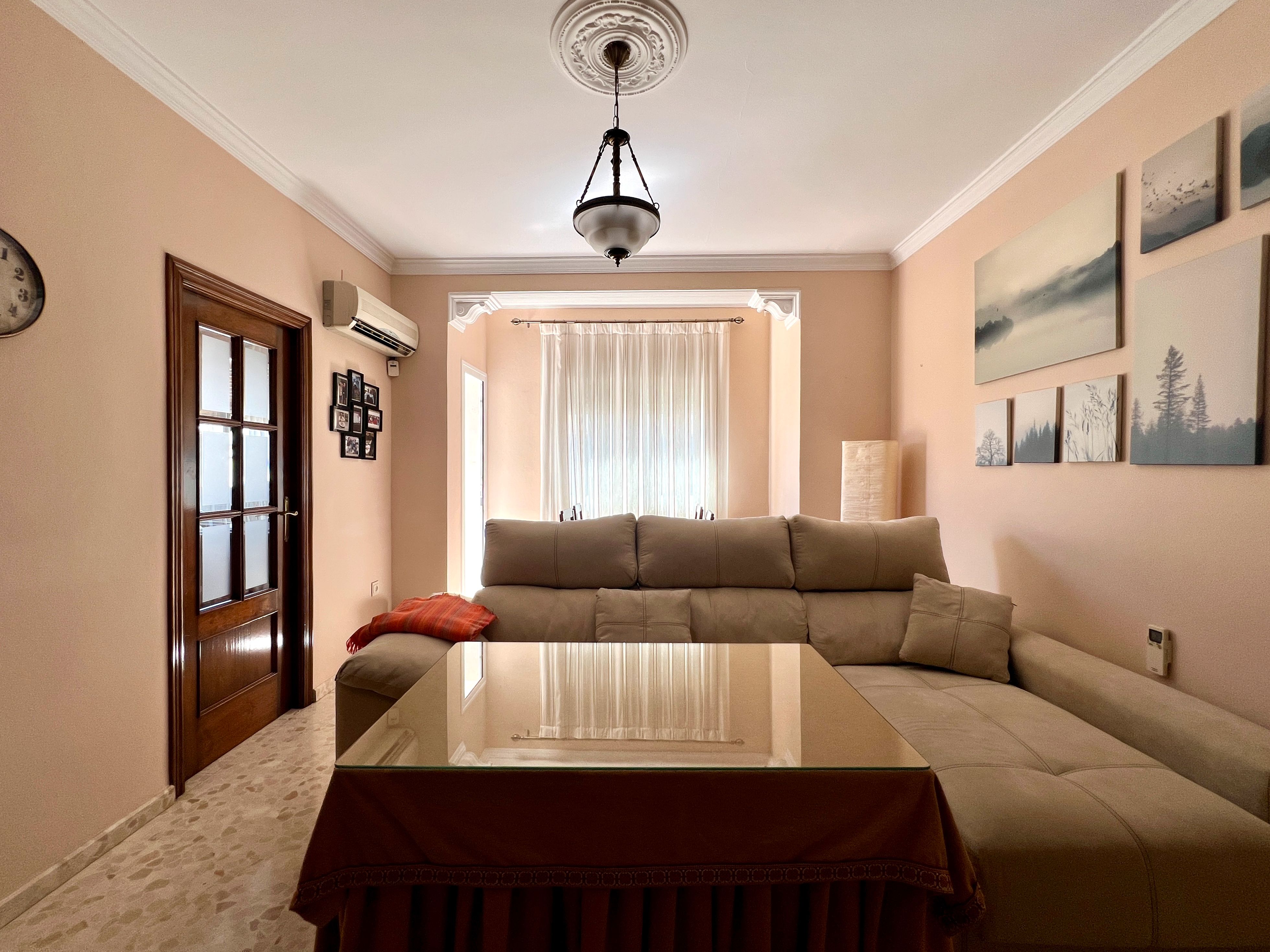 Living room of Flat for sale in Estepa  with Air Conditioner, Terrace and Storage room