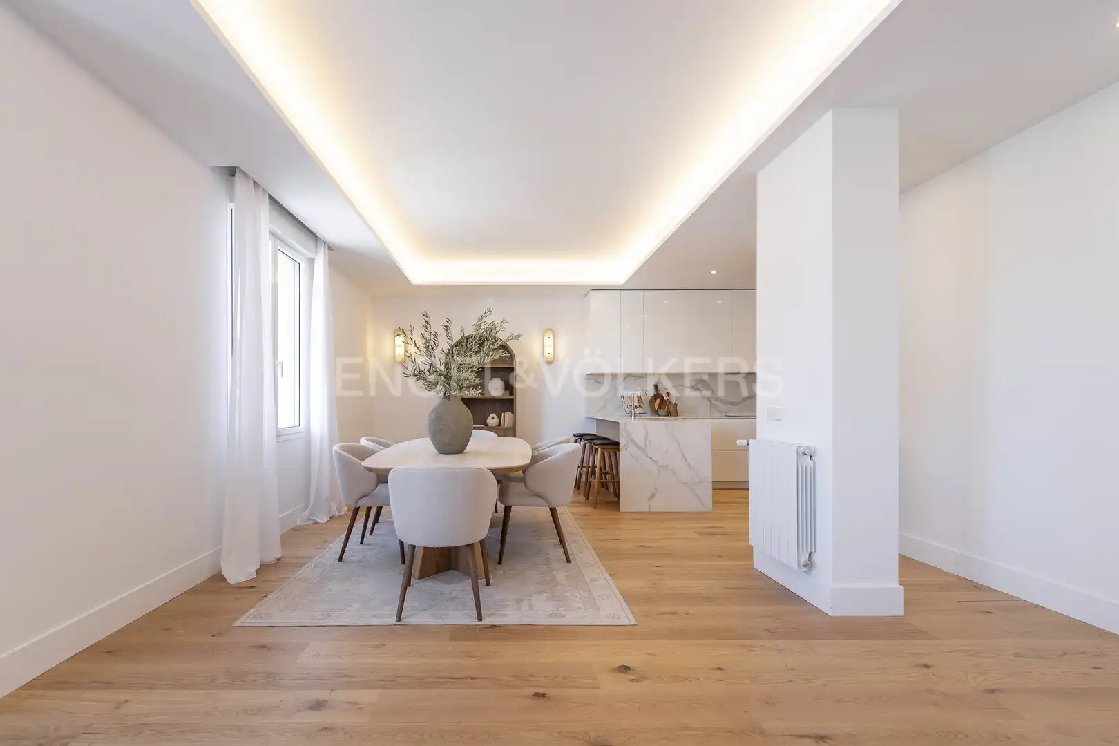 Esszimmer von Wohnung zur Miete in Madrid mit Klimaanlage, Heizung und Möbliert