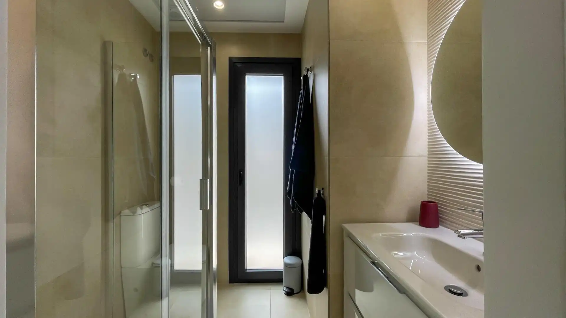Bathroom of Houses for rent in Finestrat  with Air Conditioner, Heating and Private garden