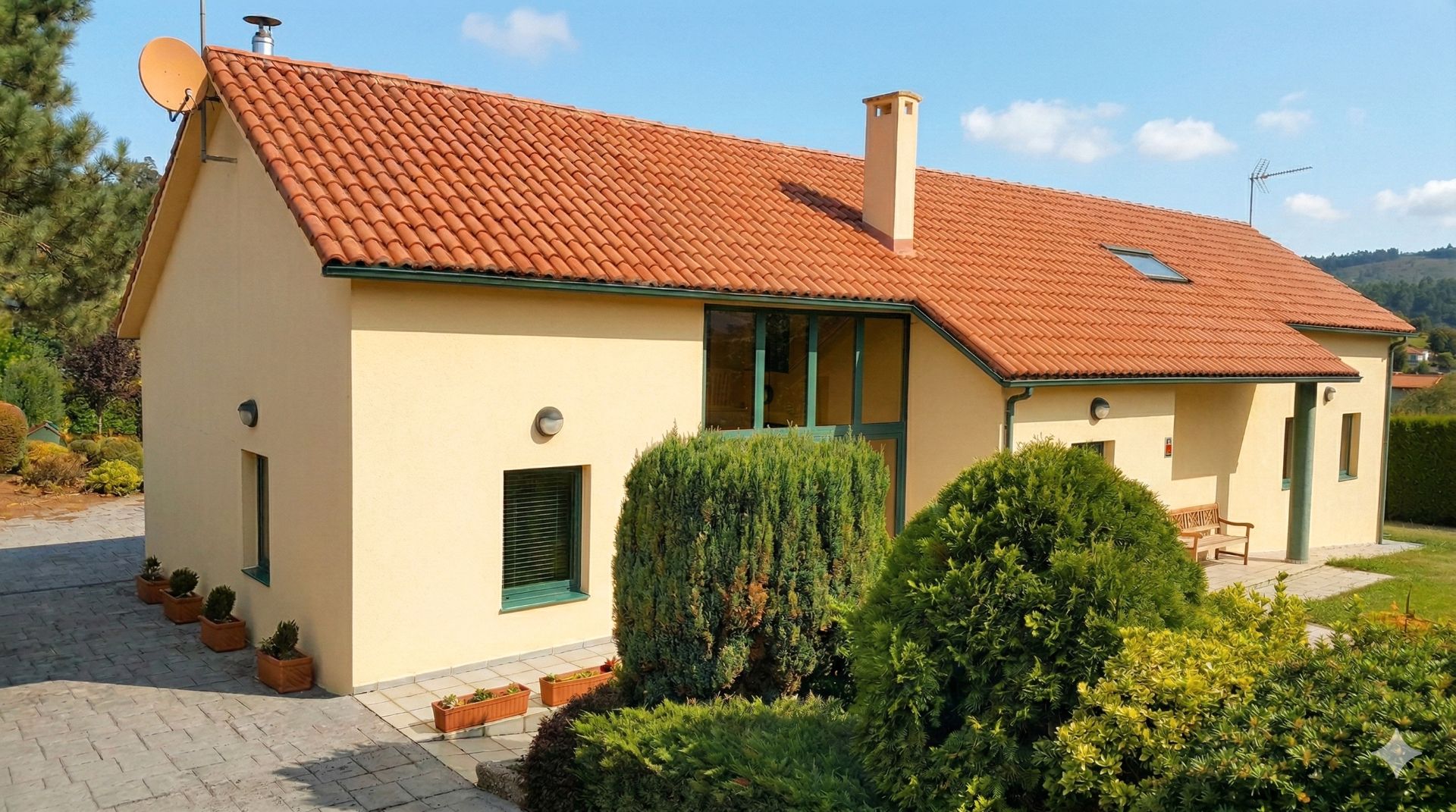 Exterior view of House or chalet for sale in Abegondo  with Heating, Private garden and Parquet flooring