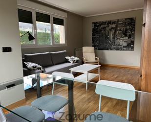 Living room of Flat to rent in Derio  with Heating, Private garden and Parquet flooring