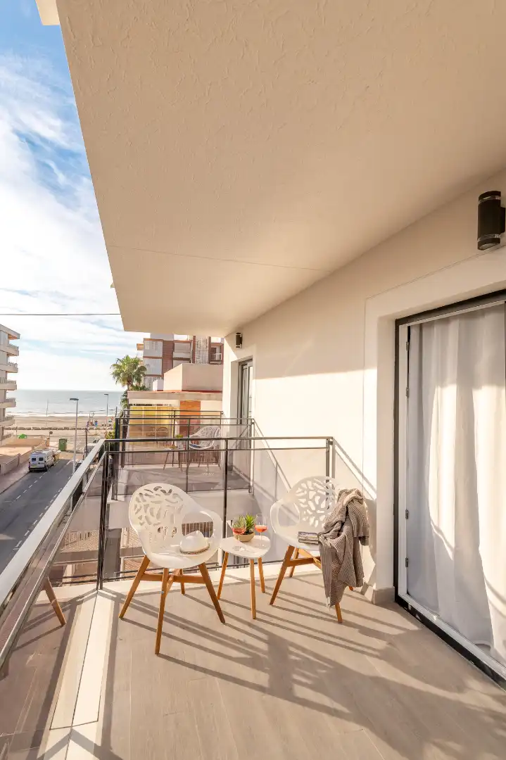 Balcony of Buildings for sale in Santa Pola  with Alarm and Community pool