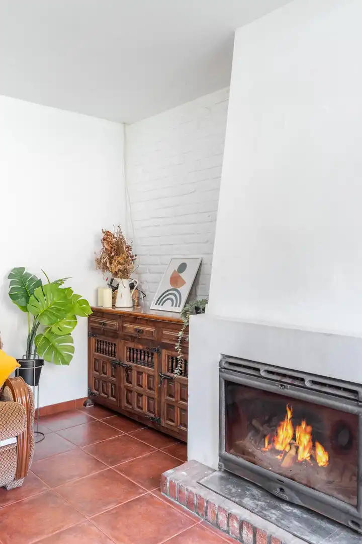 Sala de estar de Casa o chalet en venta en Burón con Jardín privado y Amueblado